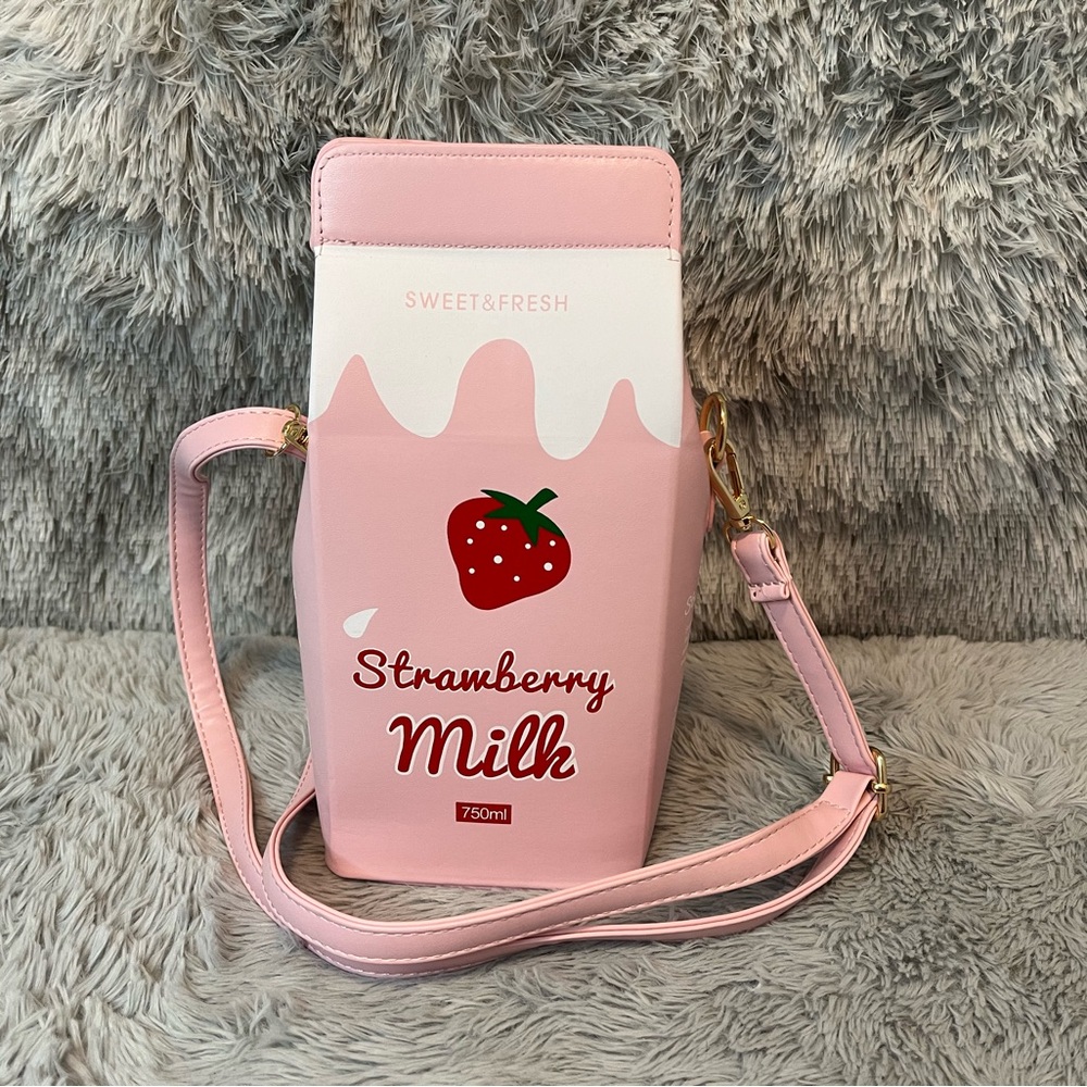 Strawberry Milk Crossbody bag